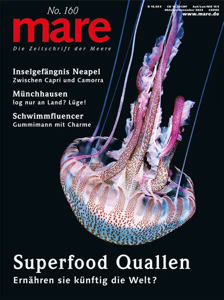 Cover: mare - Die Zeitschrift der Meere / No. 160 / Superfood Quallen