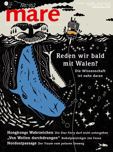 Cover: mare - Die Zeitschrift der Meere / No. 162 / Reden wir bald mit den Walen?