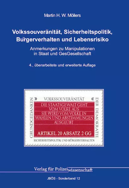 Cover: Volkssouveränität, Sicherheitspolitik, Bürgerverhalten und Lebensrisiko