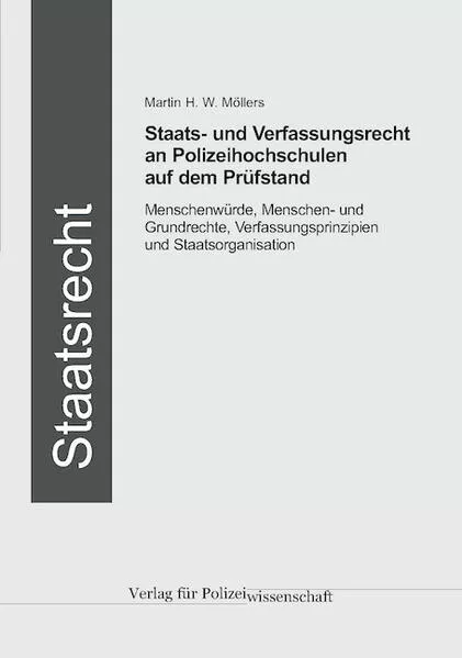 Cover: Staats- und Verfassungsrecht auf dem Prüfstand