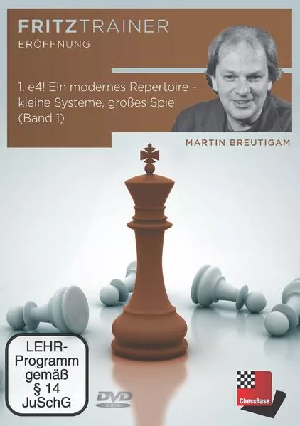 Cover: 1. e4! Ein modernes Repertoire - kleine Systeme, großes Spiel (Band 1)