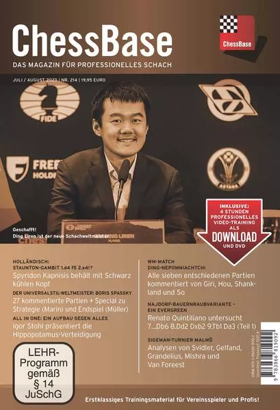 Cover: ChessBase Magazin 214