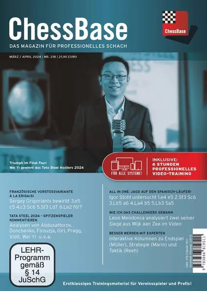 Cover: ChessBase Magazin #218 (März/April 2024)