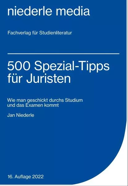 Cover: 500 Spezial-Tipps für Juristen - 2022
