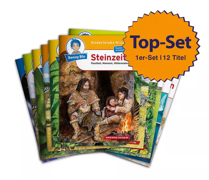 Cover: Benny Blu - Top-Seller-Set 3 12 Titel ( 12 Wissensbücher )