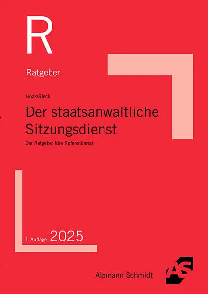 Der staatsanwaltliche Sitzungsdienst