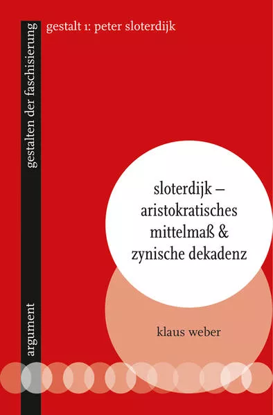 Cover: Sloterdijk – Aristokratisches Mittelmaß & zynische Dekadenz