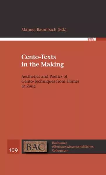 Cover: Cento-Texts in the Making