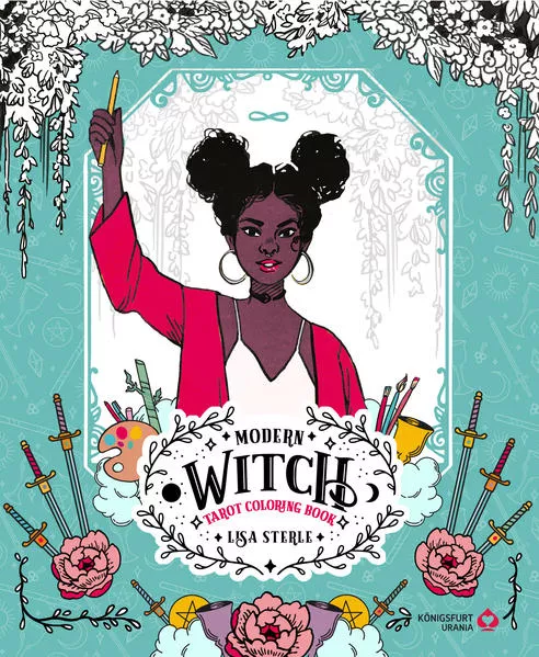 Cover: Modern Witch Tarot - Coloring Book