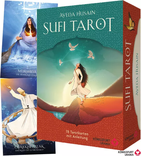 Cover: Sufi-Tarot - Der Weg des Herzens: 78 Tarotkarten mit Anleitung
