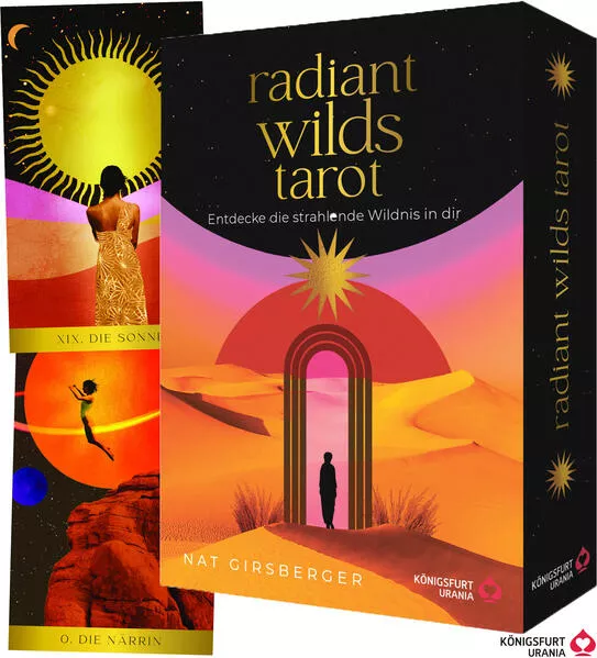 Cover: Radiant Wilds Tarot - Entdecke die strahlende Wildnis in dir: 78 Tarotkarten mit Goldschnitt