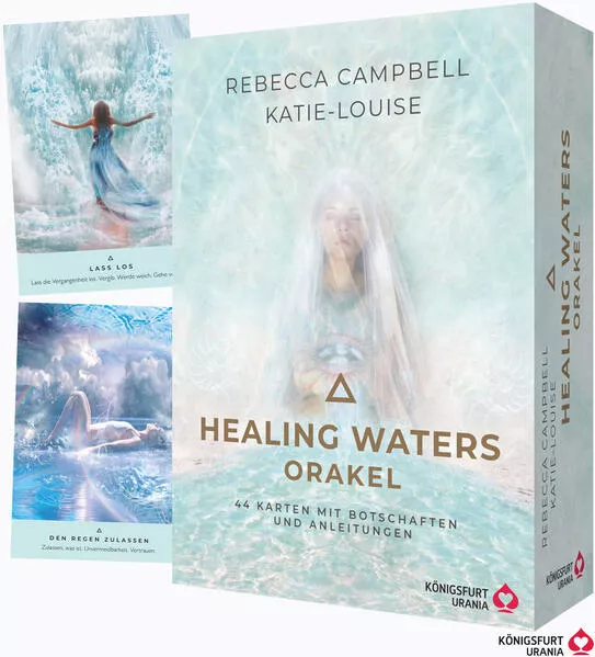 Cover: Healing Waters Orakel - 44 Karten mit Botschaften und Anleitungen