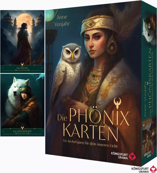 Cover: Die Phönix-Karten - 44 Archetypen für dein inneres Licht