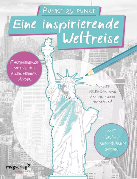 Cover: Punkt zu Punkt: Eine inspirierende Weltreise: Malbuch für Erwachsene