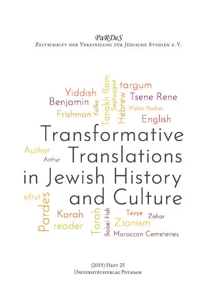 Cover: Transformative Translations in Jewish History and Culture
