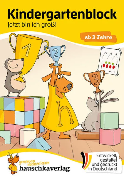 Cover: Kindergartenblock ab 3 Jahre - Jetzt bin ich groß!
