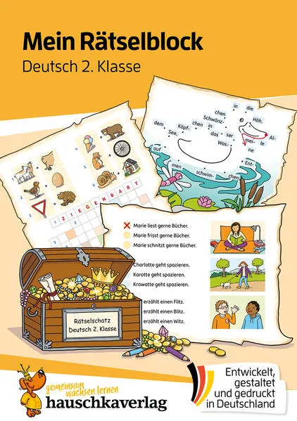 Cover: Mein Rätselblock Deutsch 2. Klasse