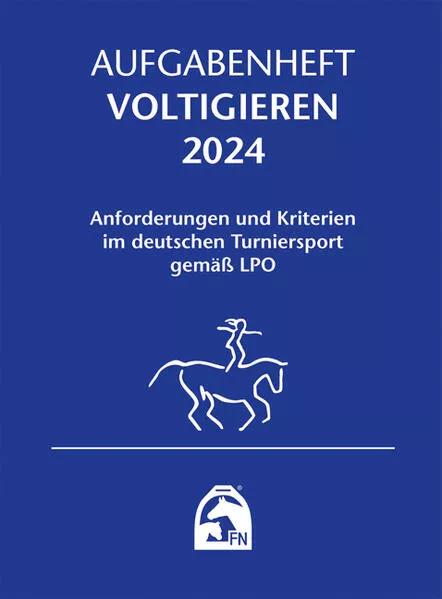 Cover: Aufgabenheft – Voltigieren 2024