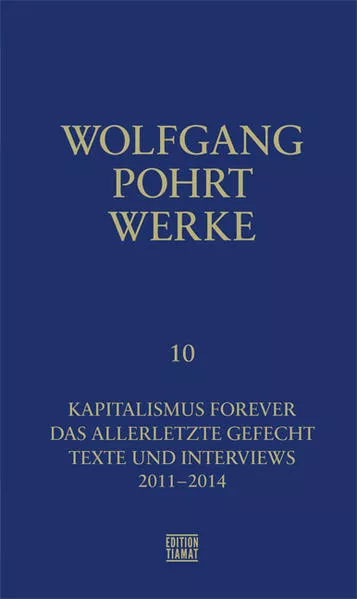 Cover: Werke Band 10