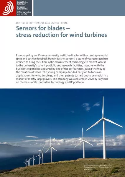 Sensors for blades – stress reduction for wind turbines