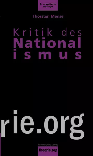 Cover: Kritik des Nationalismus