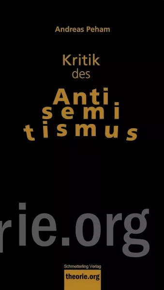 Cover: Kritik des Antisemitismus