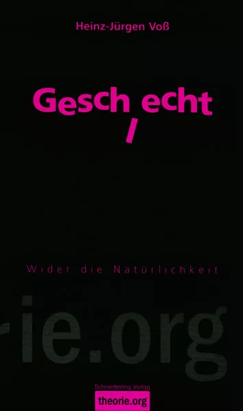 Cover: Geschlecht, 4. Auflage