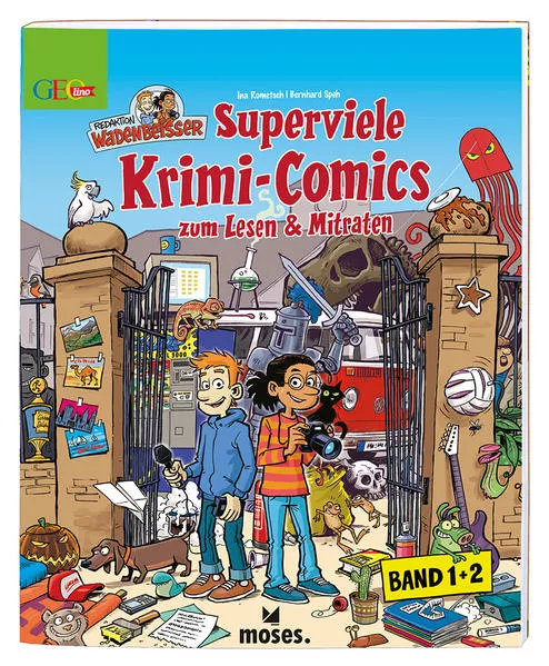 Cover: Redaktion Wadenbeißer Superviele Krimi-Comics, Doppelband