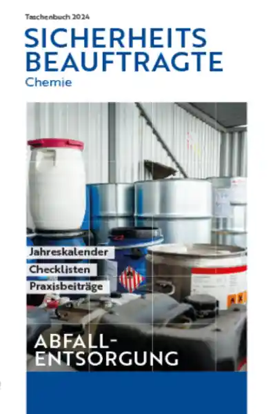 Cover: Taschenbuch Sicherheitsbeauftragte - Ausgabe Chemie 2024