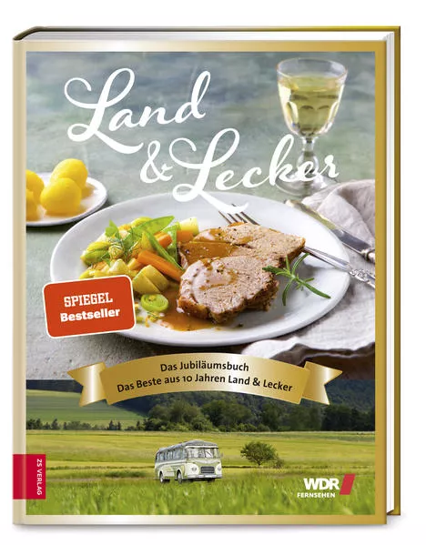 Cover: Land & lecker - das Jubiläumsbuch