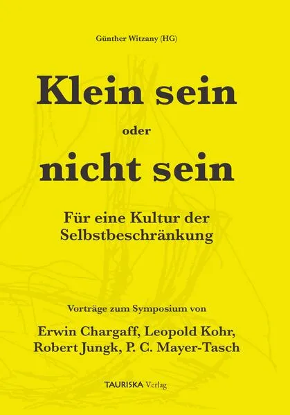 Cover: Klein sein oder nicht sein