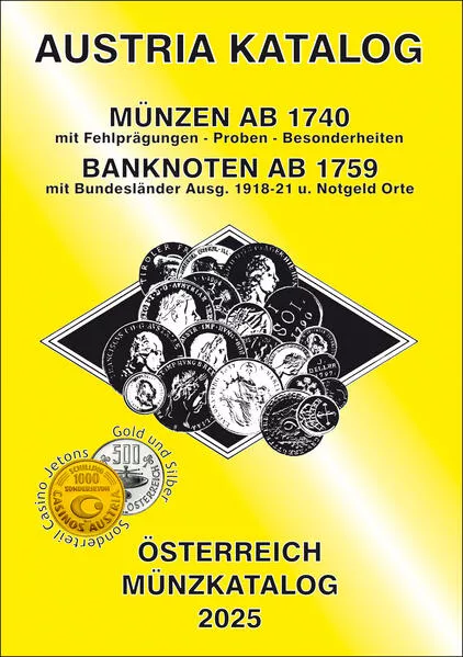  ANK-Muenzkatalog Österreich 2025 - AUSTRIA NETTO KATALOGE 