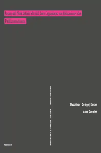 Cover: Maschinen | Gefüge | Karten