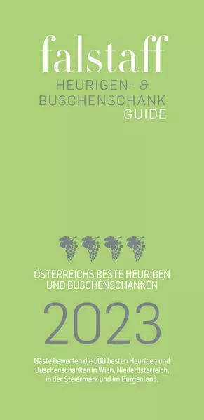 Cover: Falstaff Heurigen- & Buschenschank Guide 2023
