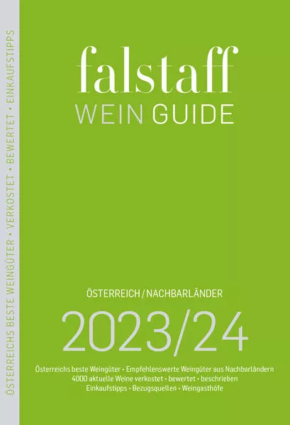 Cover: Falstaff Weinguide 2023/24