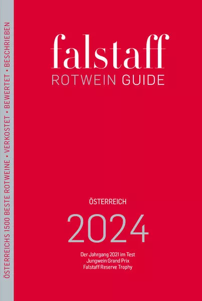 Cover: Falstaff Rotwein Guide Österreich 2024
