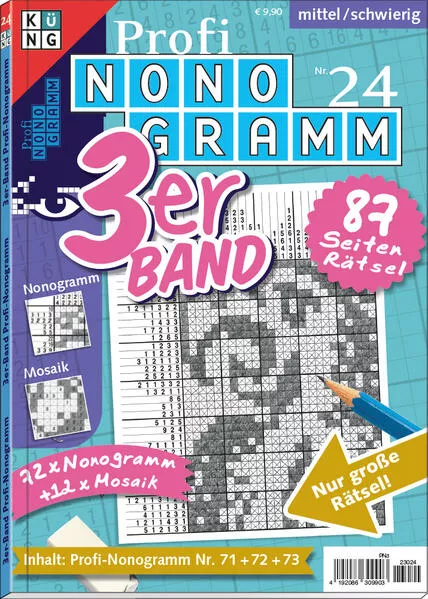 Cover: Profi-Nonogramm 3er-Band Nr. 24