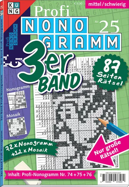 Cover: Profi-Nonogramm 3er-Band Nr. 25