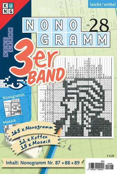 Cover: Nonogramm 3er-Band Nr. 28