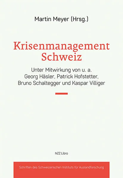 Cover: Krisenmanagement Schweiz