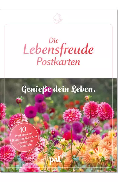 Cover: Die Lebensfreude-Postkarten. Genieße dein Leben.