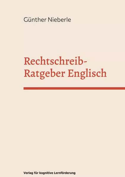 Cover: Rechtschreib-Ratgeber Englisch