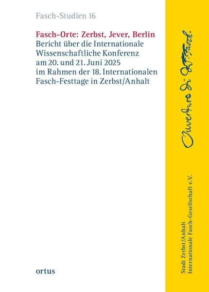 Fasch-Orte: Zerbst, Jever, Berlin