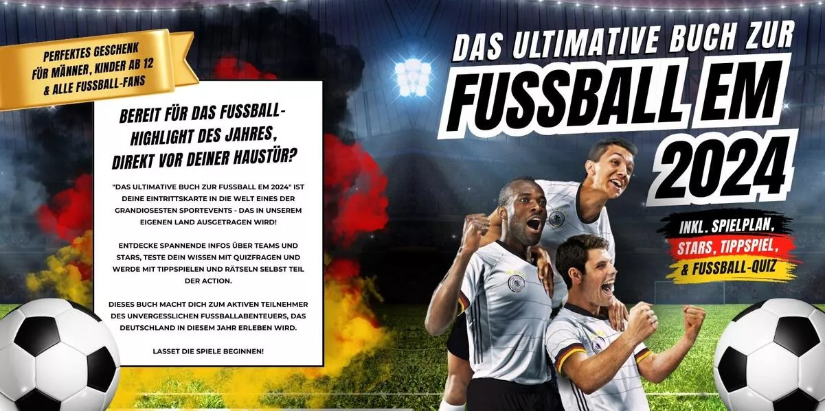 Cover: Das ultimative Buch zur Fussball EM 2024