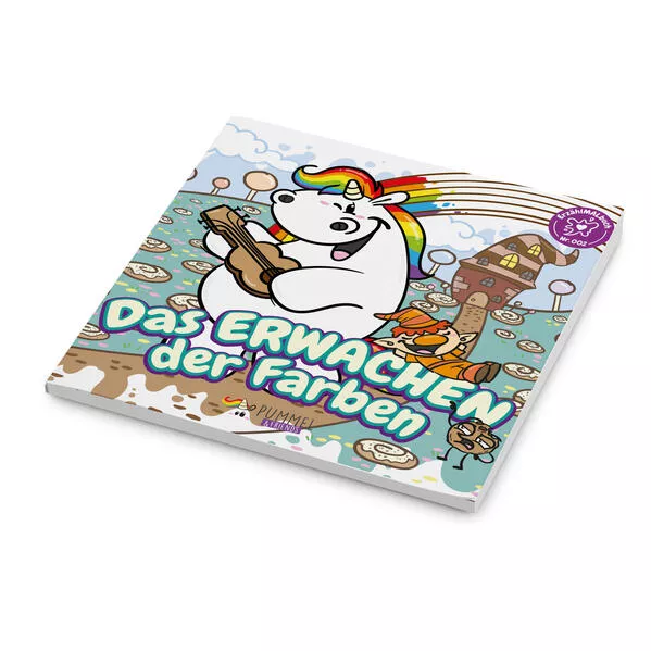 Pummeleinhorn ERZÄHL MALbuch Nr. 02 - "Das Erwachen der Farben"