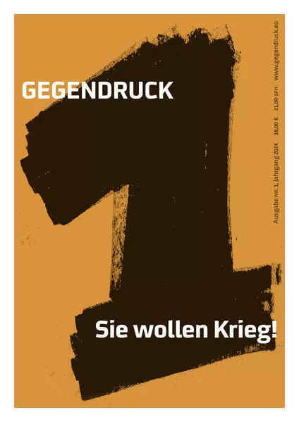 Gegendruck, Ausgabe 1