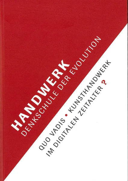 Cover: Handwerk - Denkschule der Evolution
