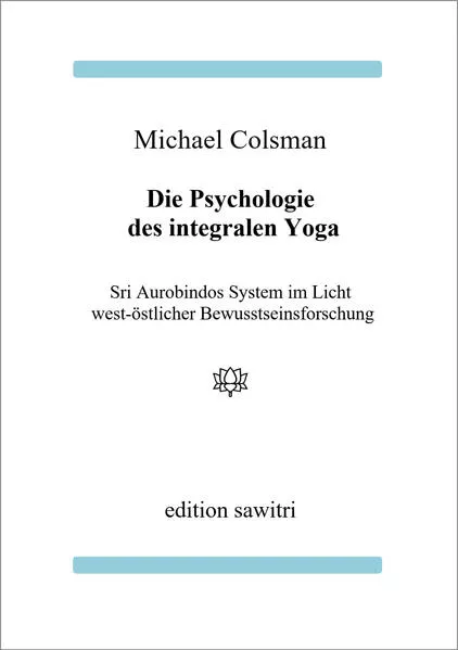 Cover: Die Psychologie des Integralen Yoga