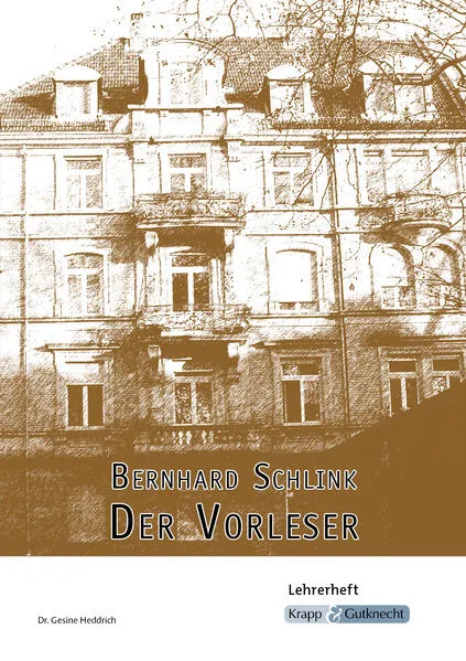 Cover: Der Vorleser – Bernhard Schlink – Lehrerheft