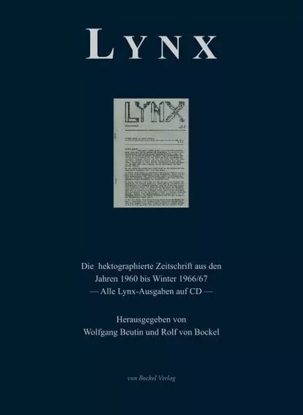 Cover: Lynx. Anmerkungen zu Politik und Literatur.